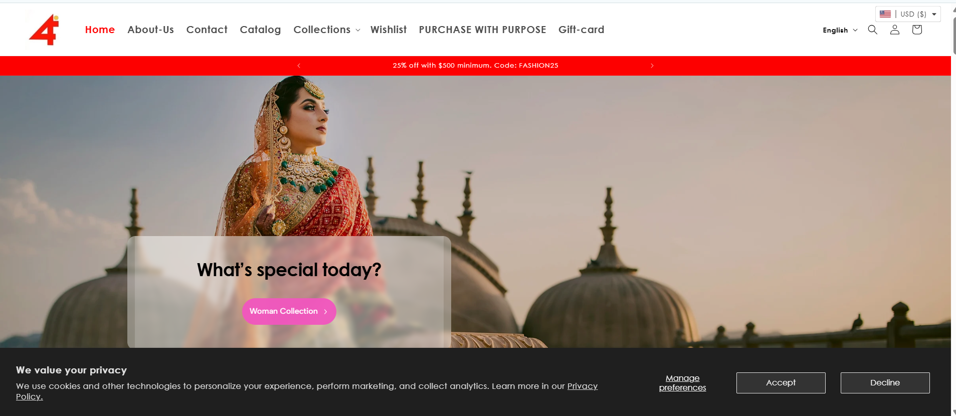 Fashion Boutique Website